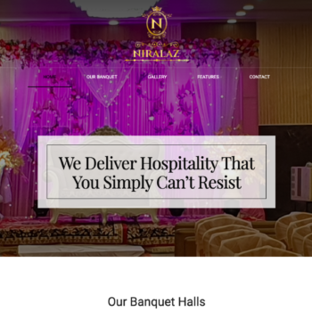 Niralaz Banquet (A portfolio website)