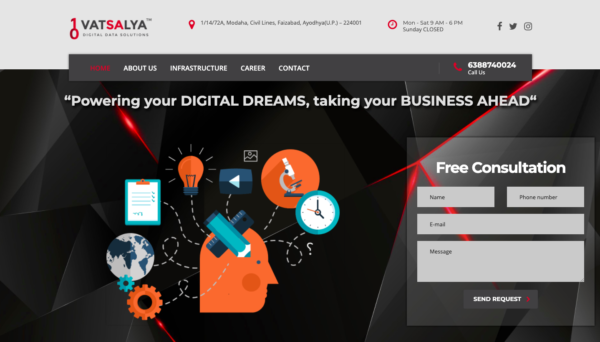 Vatsalya Digital Solution (Dynamic & classy website)